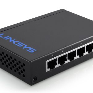 SWITCH LINKSYS LGS105 - 5 PUERTOS - 10/100/1000 - CAJA METALICA